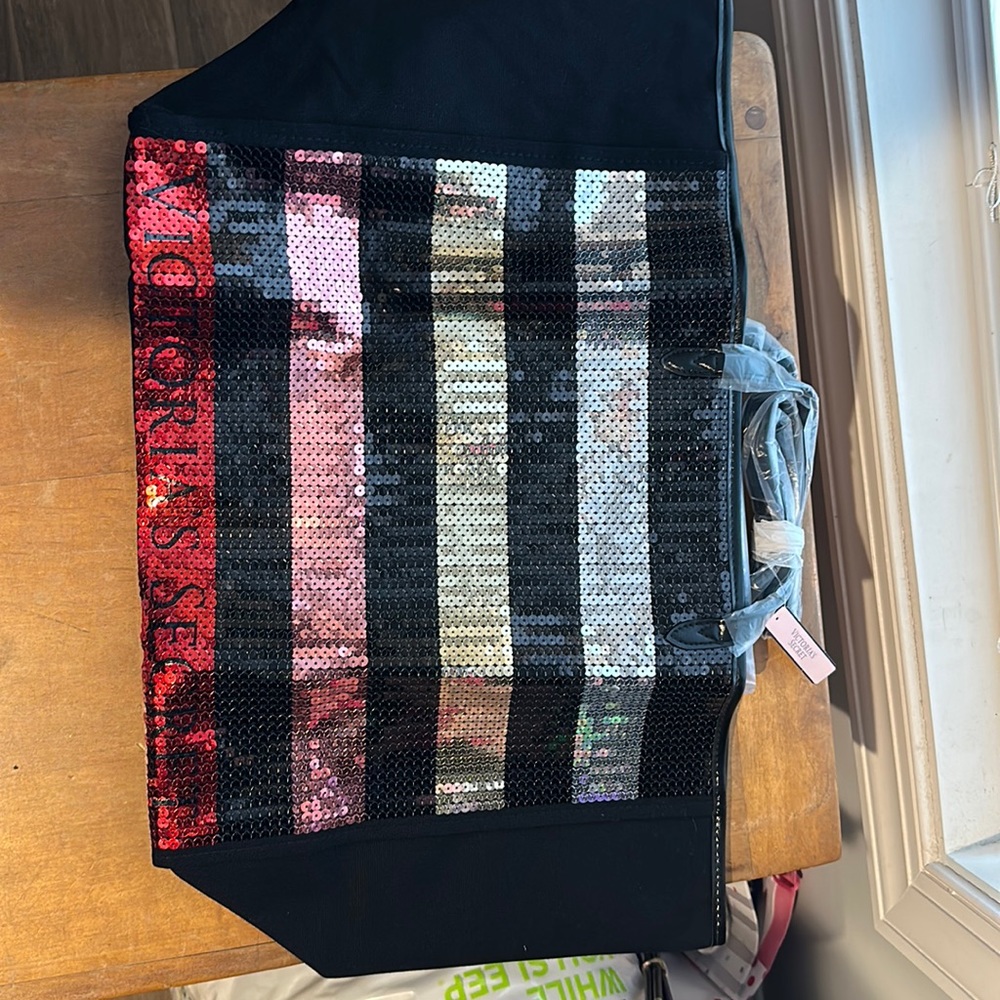 BRAND NEW Victoria’s Secret Sequins Tote Bag